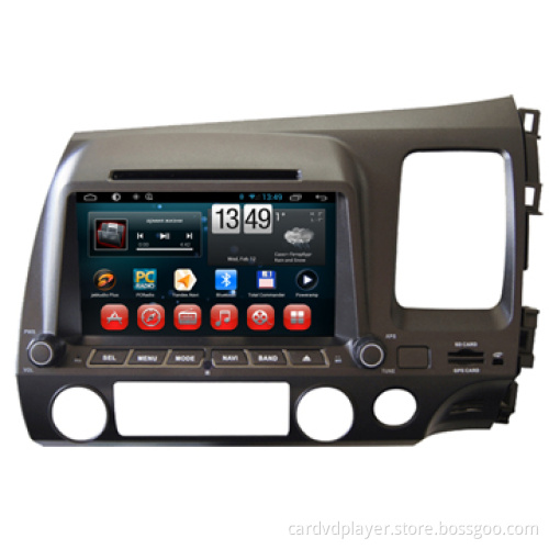 Android OS4.2 HONDA Civic Right Auto DVD GPS SWC Bluetooth with Hand-free ISDB-T DVB-T NTSC TV